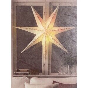 IKEA Strala Star Ornamental Decor Red White NEW